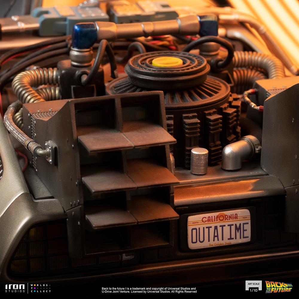 RETOUR VERS LE FUTUR - Delorean - Statuette Art Scale 1/10 23.5cm - 5
