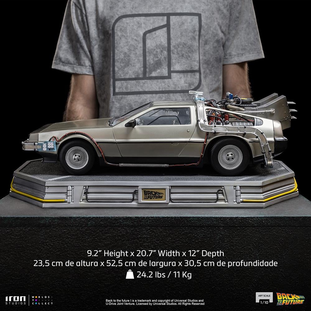 RETOUR VERS LE FUTUR - Delorean - Statuette Art Scale 1/10 23.5cm - 6
