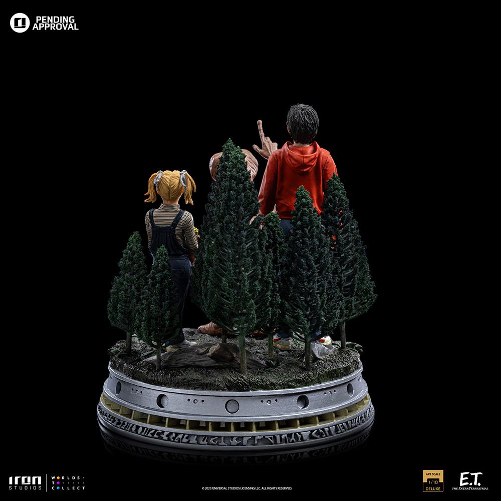 E.T. - E.T., Elliot and Gertie - Statue Art Scale Deluxe 1/10 19.5