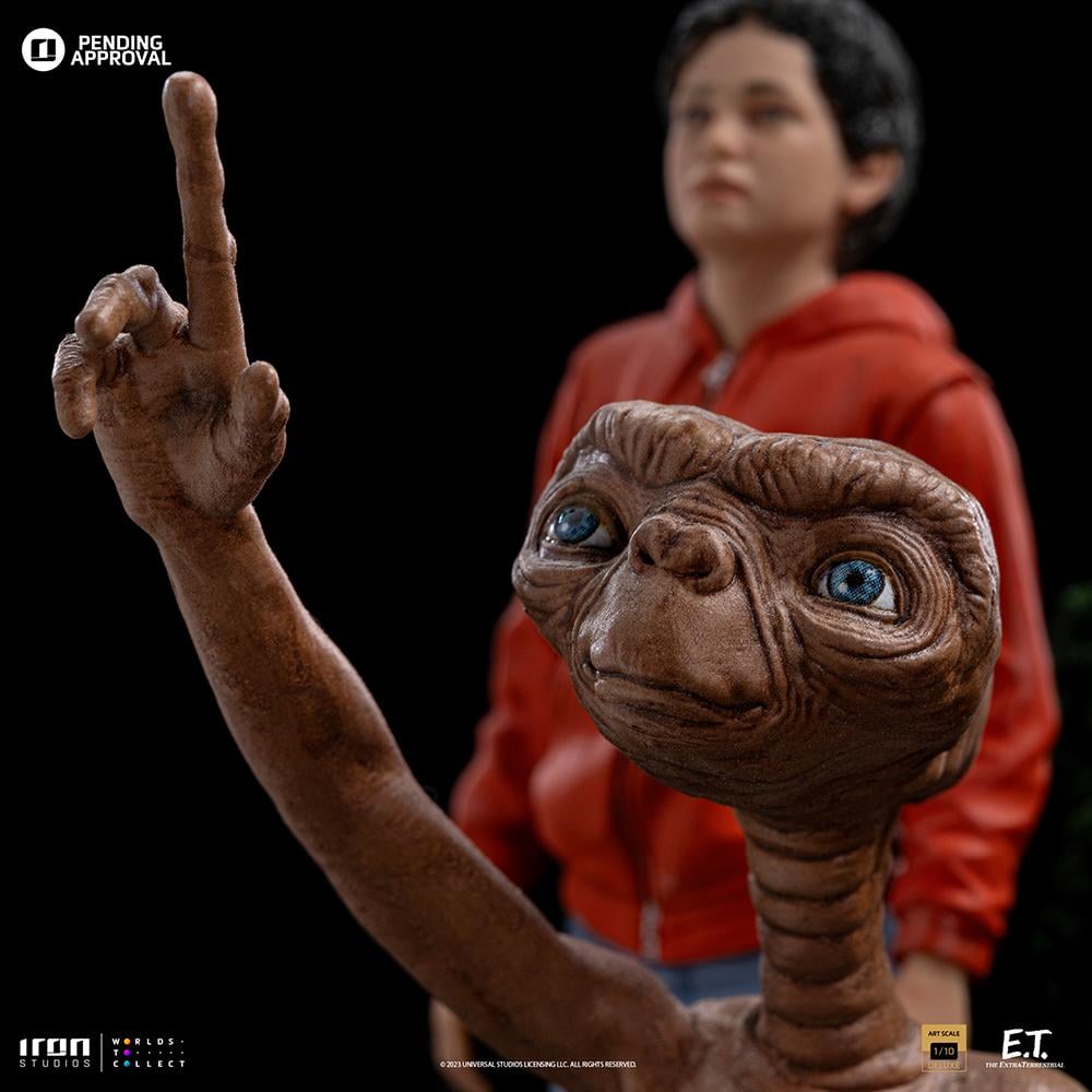 E.T. - E.T., Elliot and Gertie - Statue Art Scale Deluxe 1/10 19.5