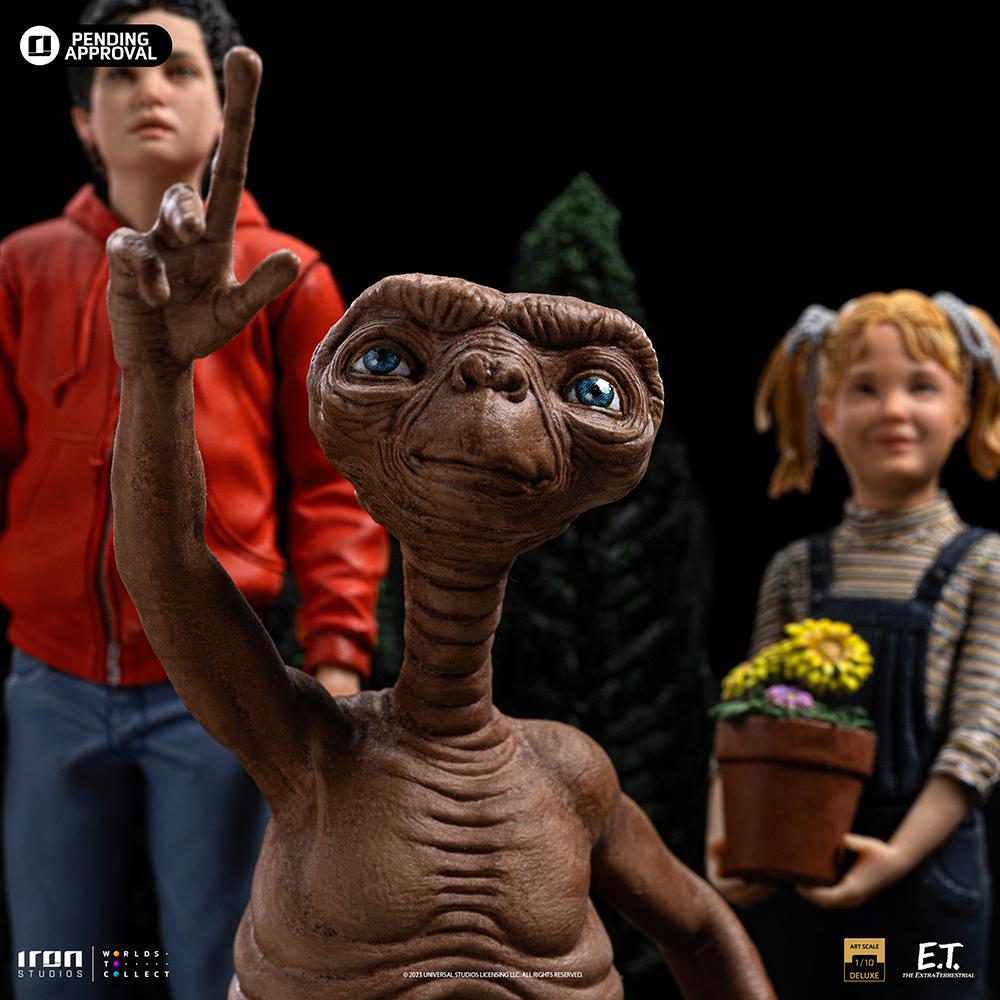 E.T. - E.T., Elliot and Gertie - Statue Art Scale Deluxe 1/10 19.5