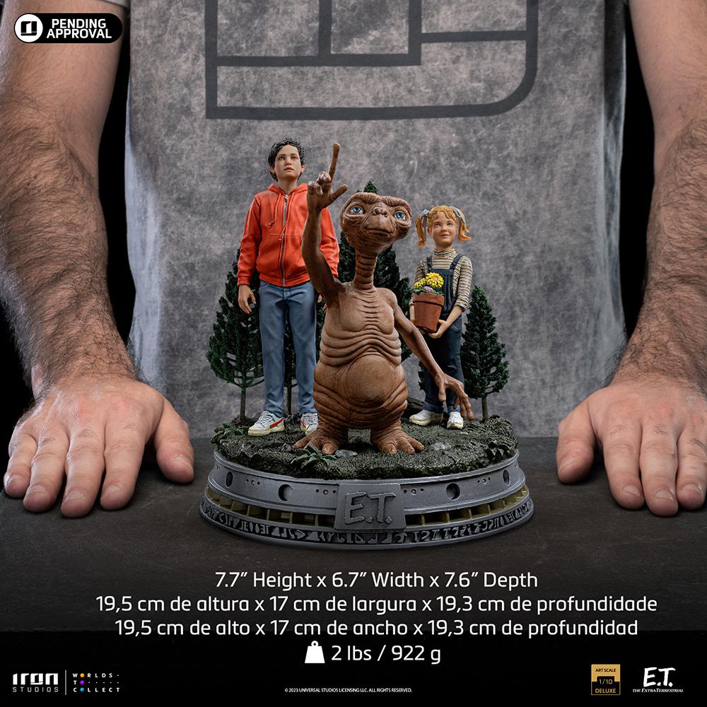 E.T. - E.T., Elliot and Gertie - Statue Art Scale Deluxe 1/10 19.5