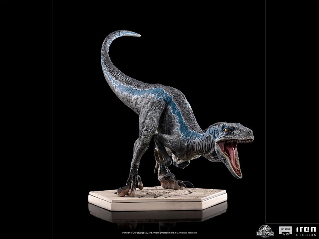 JURASSIC WORLD FALLEN KINGDOM - Blue - Statuette ArtScale 1/10 19cm - 3
