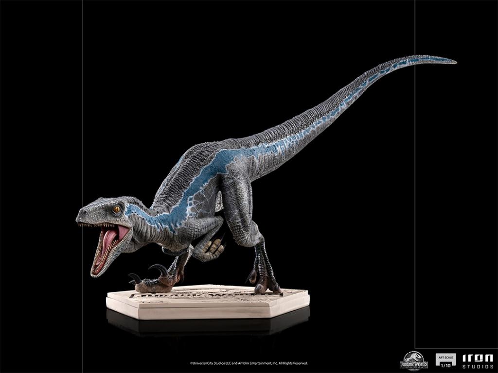 JURASSIC WORLD FALLEN KINGDOM - Blue - Statuette ArtScale 1/10 19cm - 5