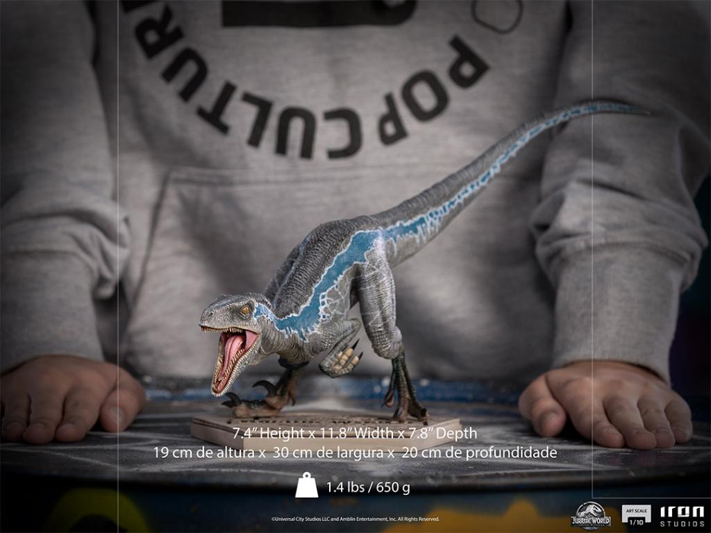JURASSIC WORLD FALLEN KINGDOM - Blue - Statuette ArtScale 1/10 19cm - 6