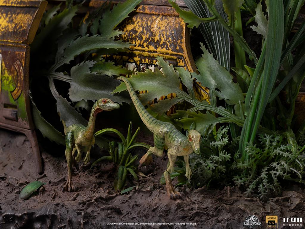 JURASSIC WORLD FALLEN KINGDOM - Blue Deluxe -Statue ArtScale 1/10 24cm - 4