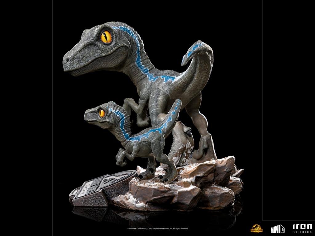 JURASSIC WORLD - Blue et Beta - Figurine Mini Co '13x12x14cm' - 2