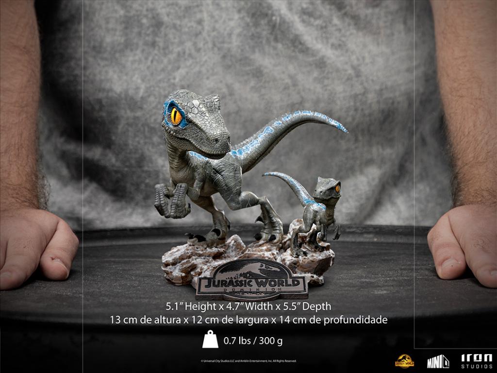JURASSIC WORLD - Blue et Beta - Figurine Mini Co '13x12x14cm' - 6
