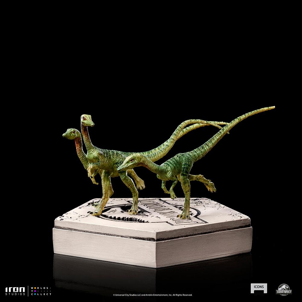 JURASSIC WORLD - Compsognathus - Statuette Icons 4,5cm - 2