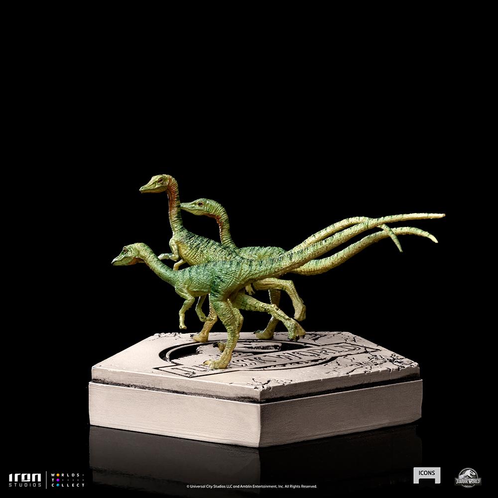 JURASSIC WORLD - Compsognathus - Statuette Icons 4,5cm - 3