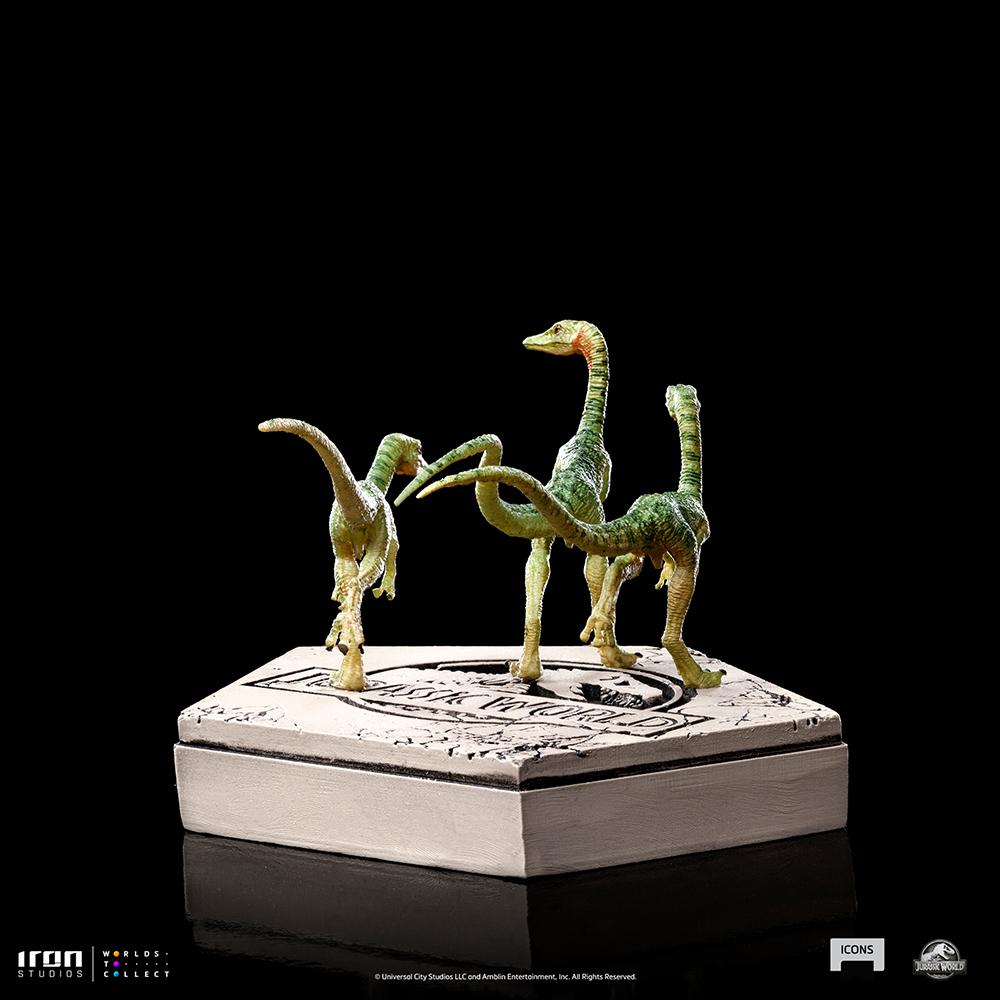 JURASSIC WORLD - Compsognathus - Statuette Icons 4,5cm - 4