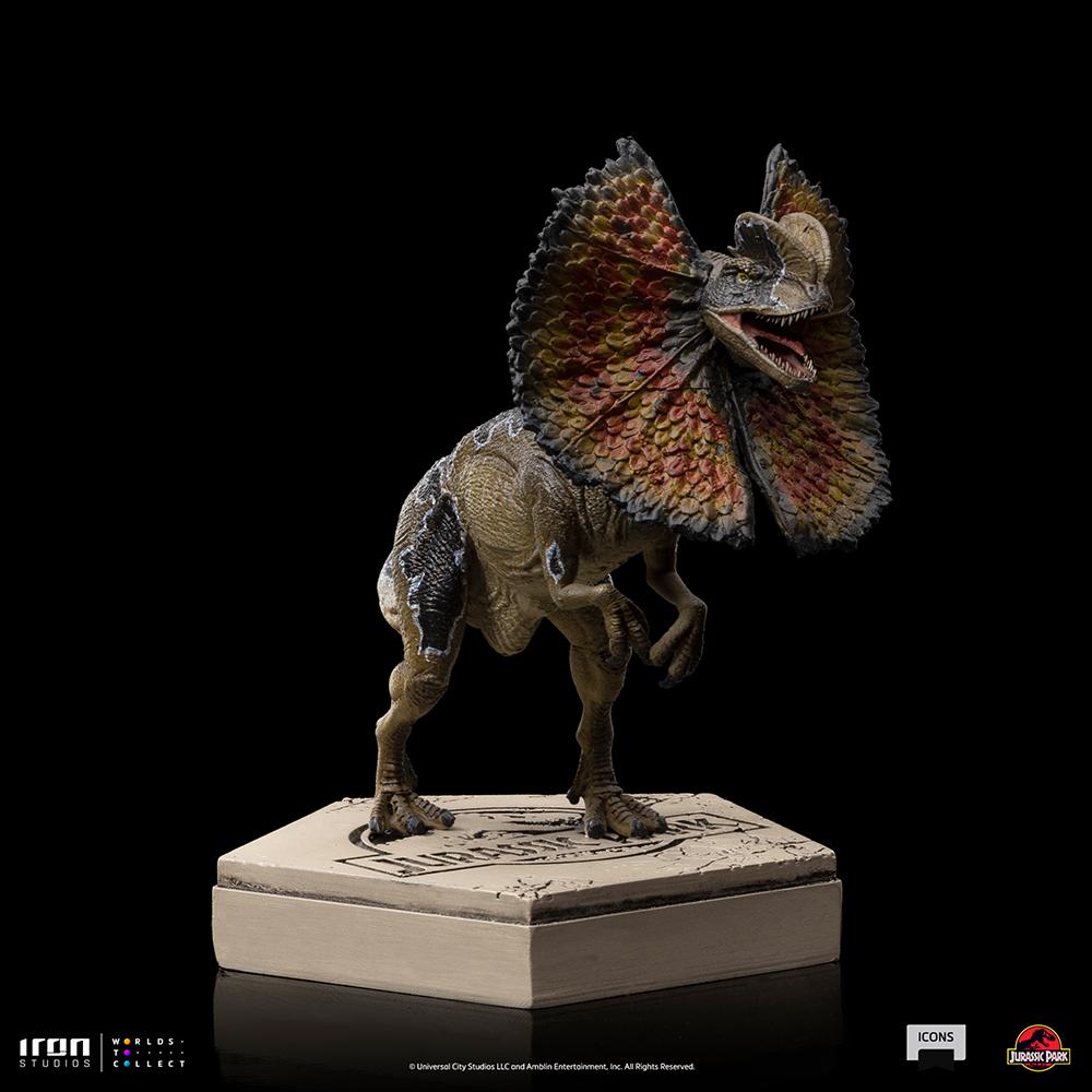JURASSIC PARK - Dilophosaurus - Statuette Icons 9 x 6,7 x 12,5cm - 3