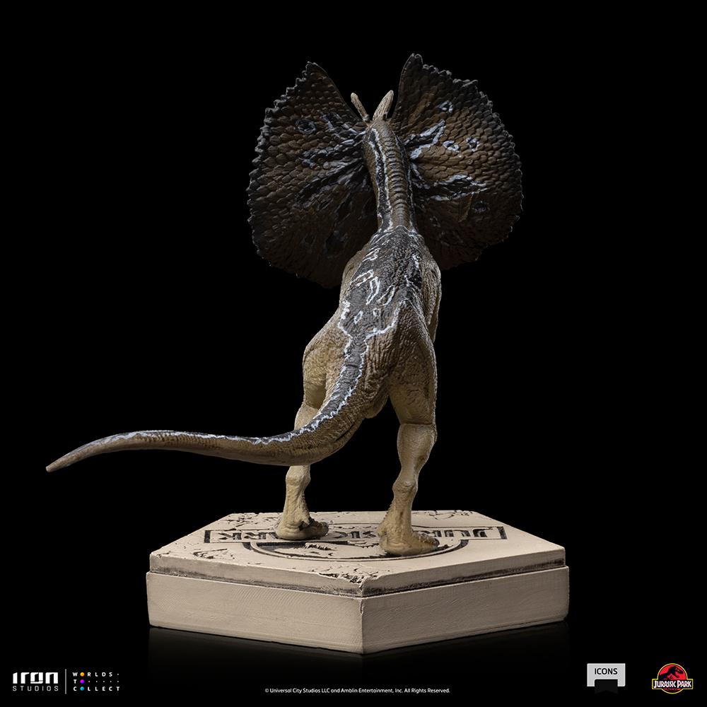 JURASSIC PARK - Dilophosaurus - Statuette Icons 9 x 6,7 x 12,5cm - 4
