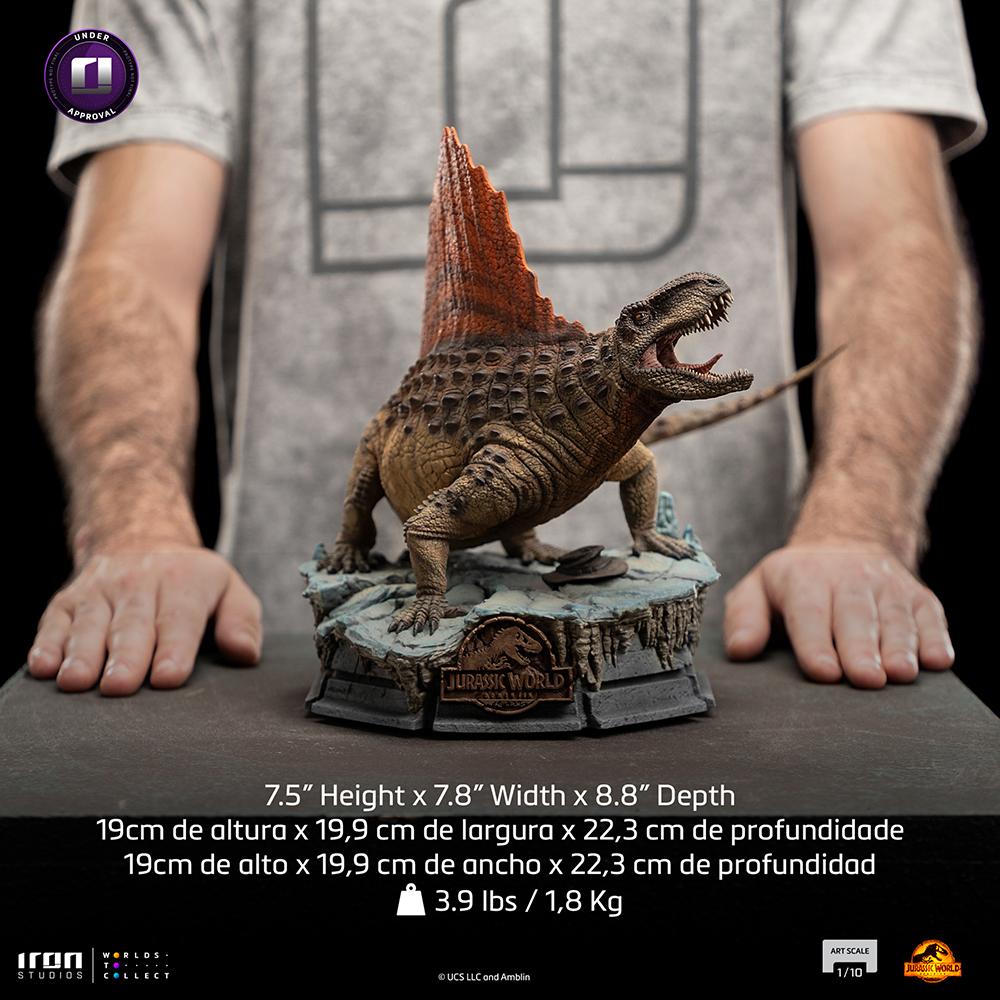 JURASSIC WORLD DOMINION - Dimetrodon - Statuette Art Scale 1/10 19cm - 6