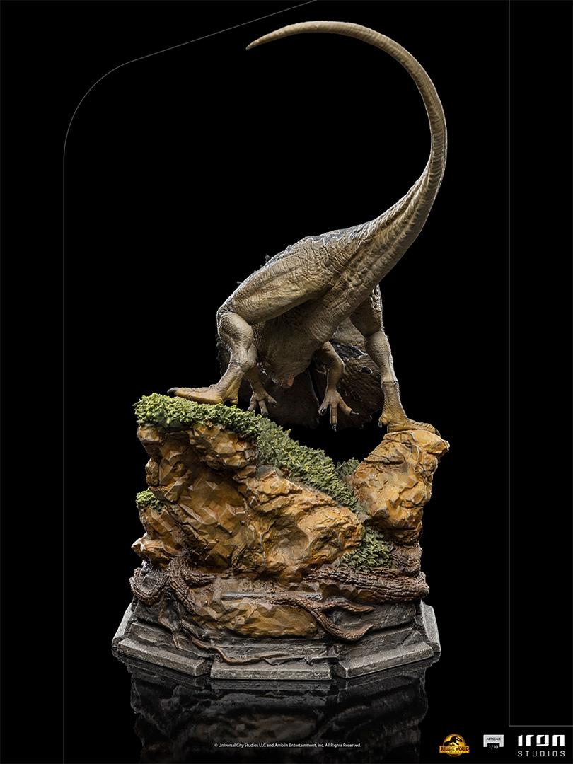 JURASSIC WORLD - Dilophosaurus - Statuette Art Scale 