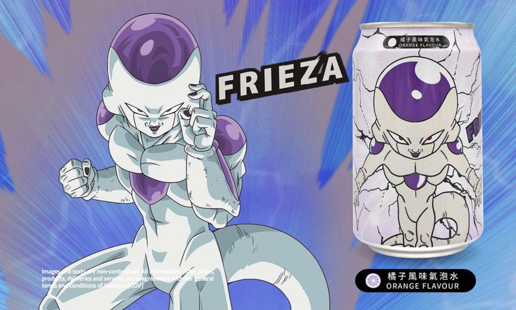 DRAGON BALL Z Sparkling W Frieza Orange Canette 33 Cl