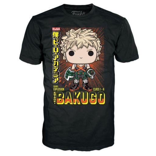 MY HERO ACADEMIA - Booble Head POP N° 249 - Bakugo (MT) + Tee (L) - 4