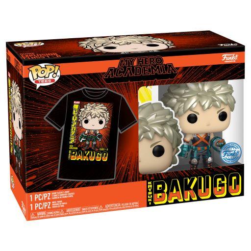 MY HERO ACADEMIA - Booble Head POP N° 249 - Bakugo (MT) + Tee (L) - 5