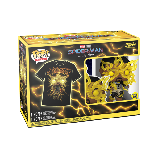SPIDER-MAN NO WAY HOME - Booble Head POP N°1164 -Electro + T-shirt (M) - 2