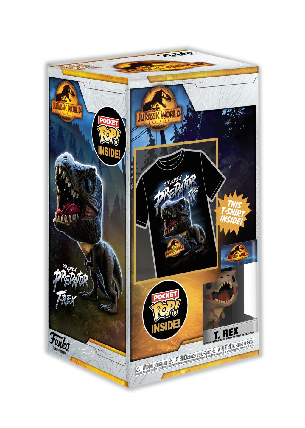 JURASSIC WORLD - Pocket POP - Trex + T-shirt (10-11 Ans) - 5