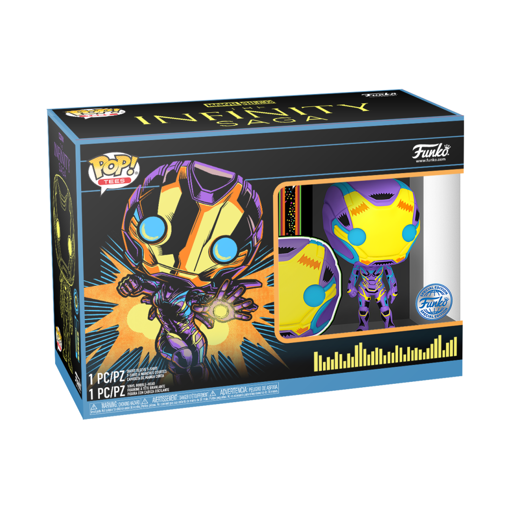 MARVEL - Booble Head POP N° 480 - Rescue Blacklight + T-shirt (S) - 4