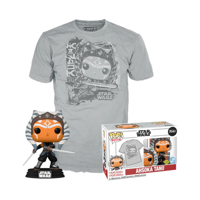 THE MANDALORIAN Booble Head POP N° 464 Ahsoka (GW) Tee (S