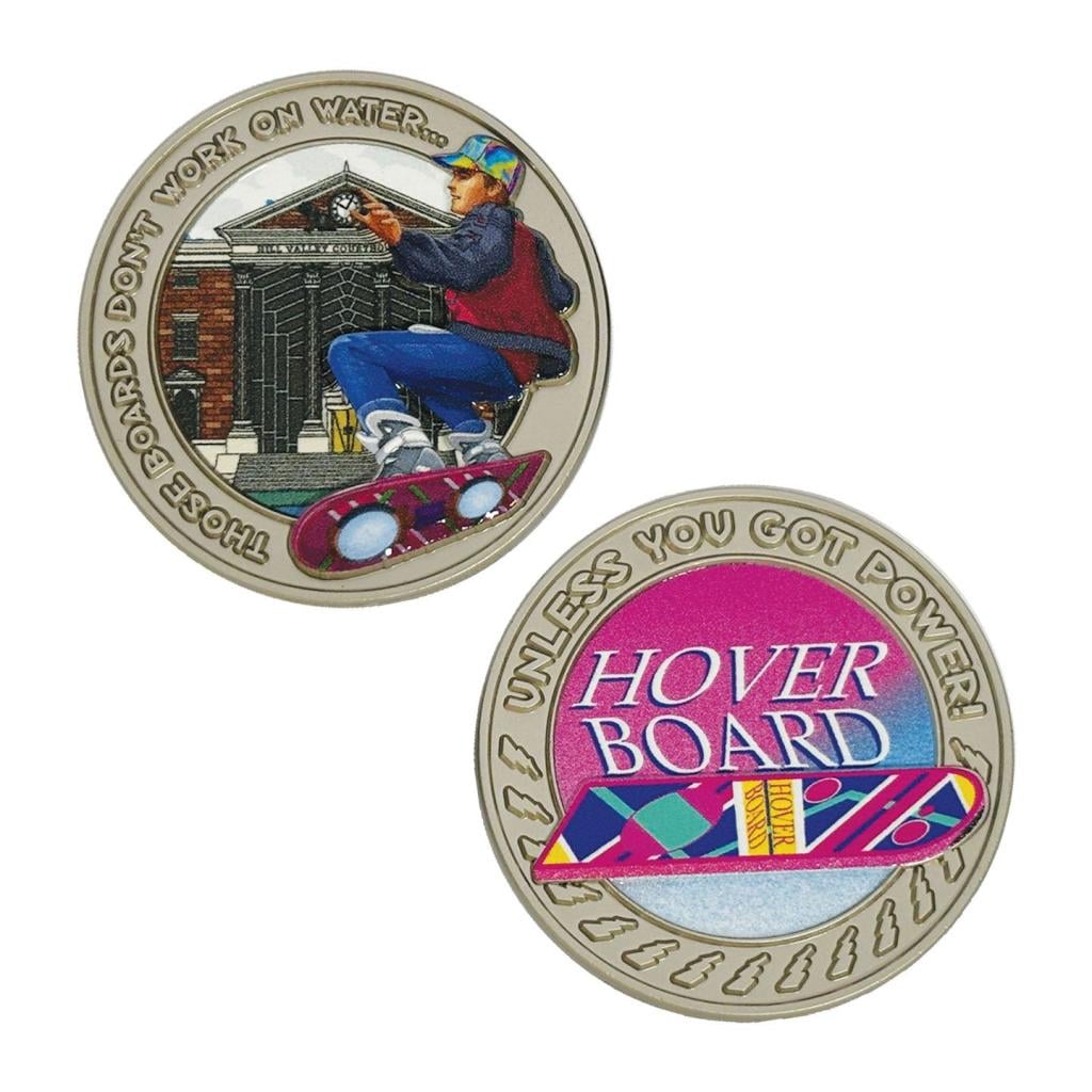 BACK TO THE FUTURE - Hoverboard - Limited Edition Coin : ShopForGeek.com:  Colección de objetos Fanattik Regreso al futuro