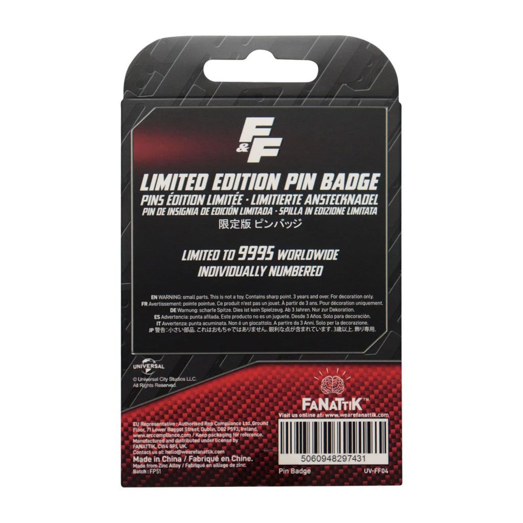 FAST & FURIOUS - Familia License Plate - Limited Edition Pin's - 3