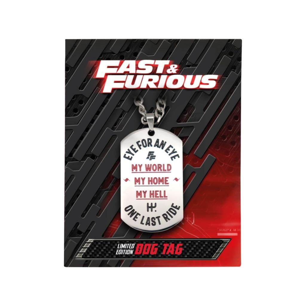 FAST & FURIOUS - Limited Edition Stainless Steel Dog Tag - 3