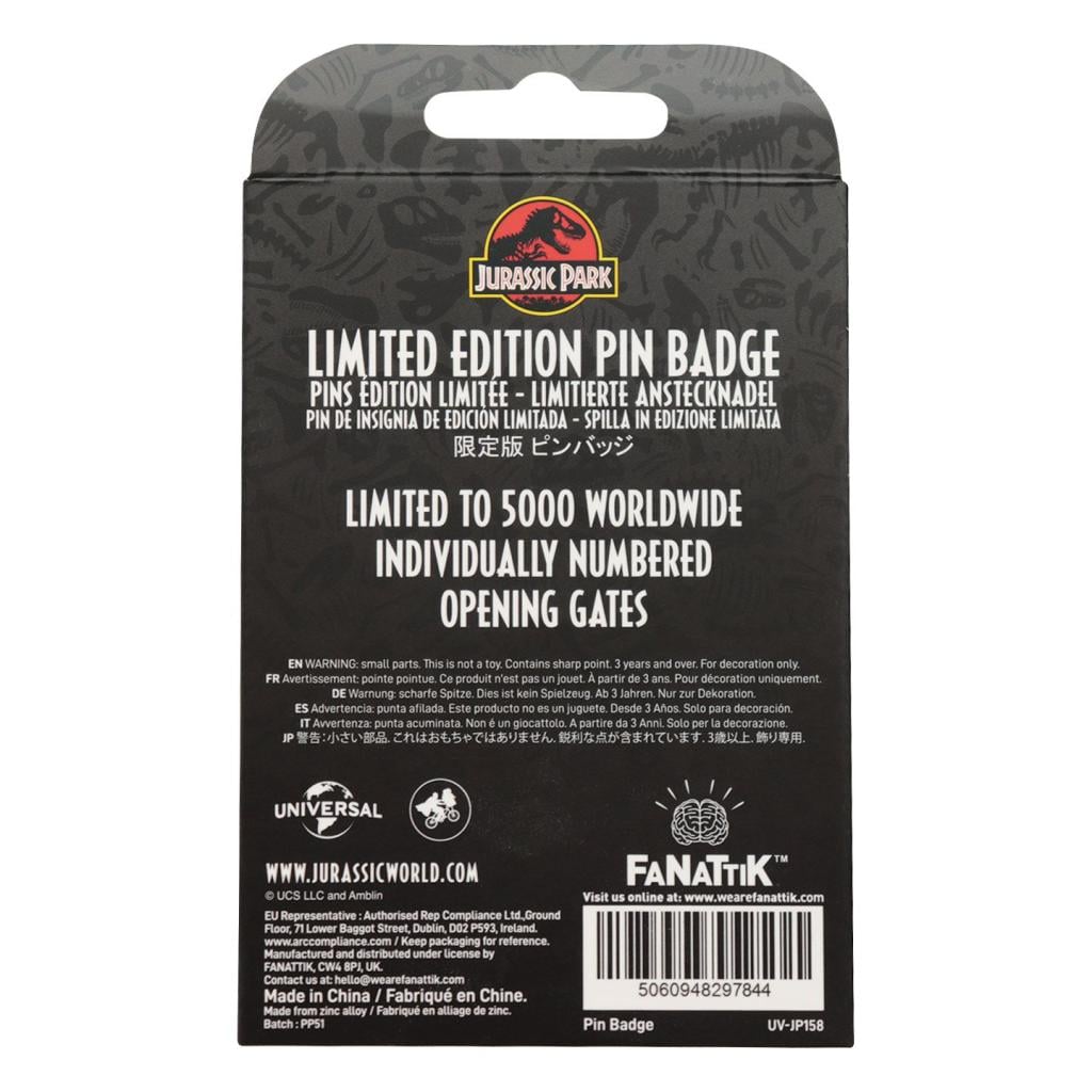JURASSIC PARK - Gates Hinged - Pin's Limited Edition - 4
