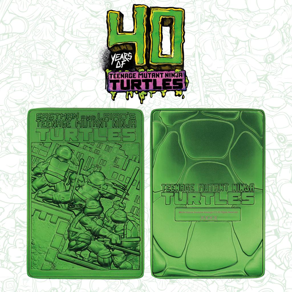 TORTUES NINJA - 40ans Anniversaire - Lingot Vert Edition Limitée - 3
