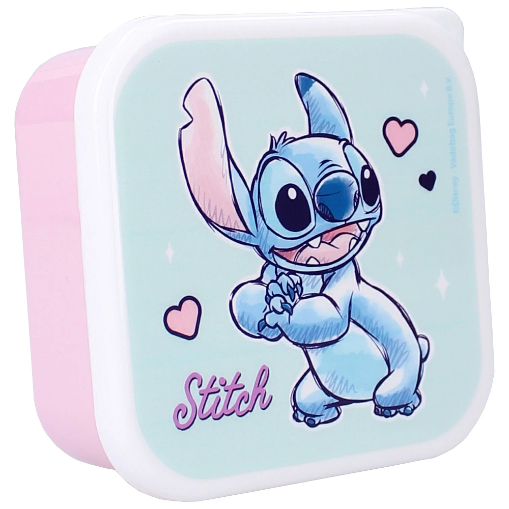 STITCH & ANGEL - Let's Eat! - Snack Boxes - 3 pcs - 4