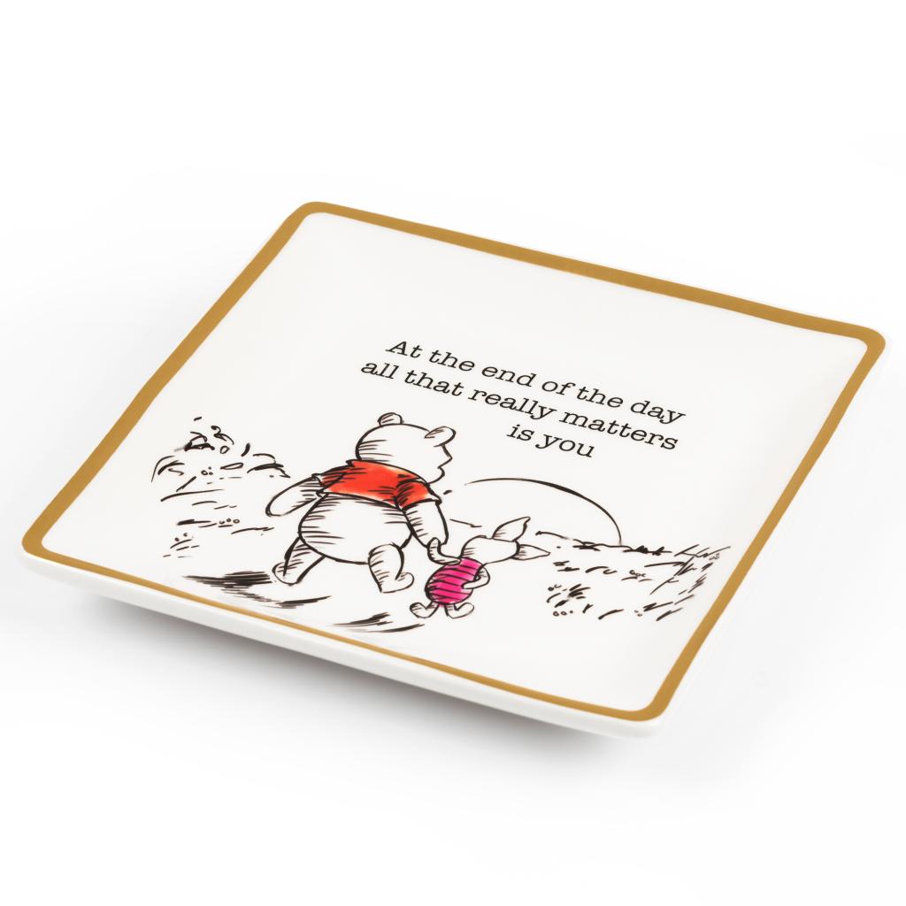 WINNIE L'OURSON - Plateau à Bijoux 13,2x13,2x1,7 cm - 2