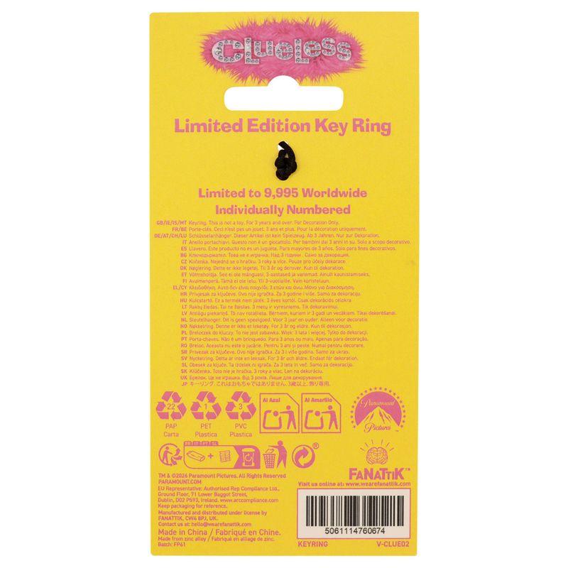 CLUELESS - License Plate - Limited Edition Keyring - 4
