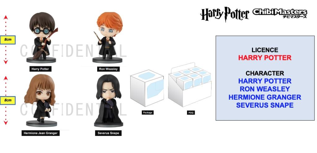 HARRY POTTER - Figurine ChibiMasters 8cm - Assortiment 12 pcs - 3