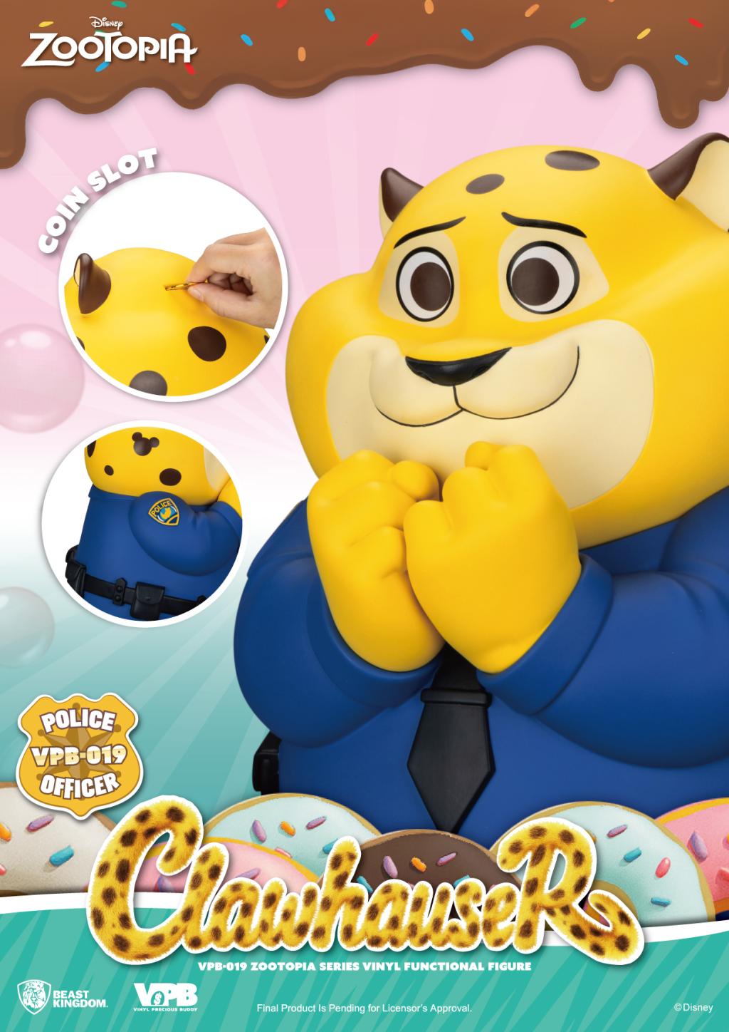 ZOOTOPIA - Clawhauser - Piggy Bank 40cm - 5