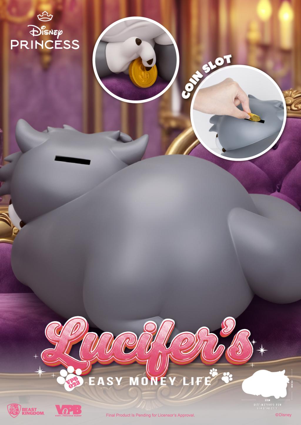 CINDERELLA - Lucifer - Piggy Bank 20.5cm - 3