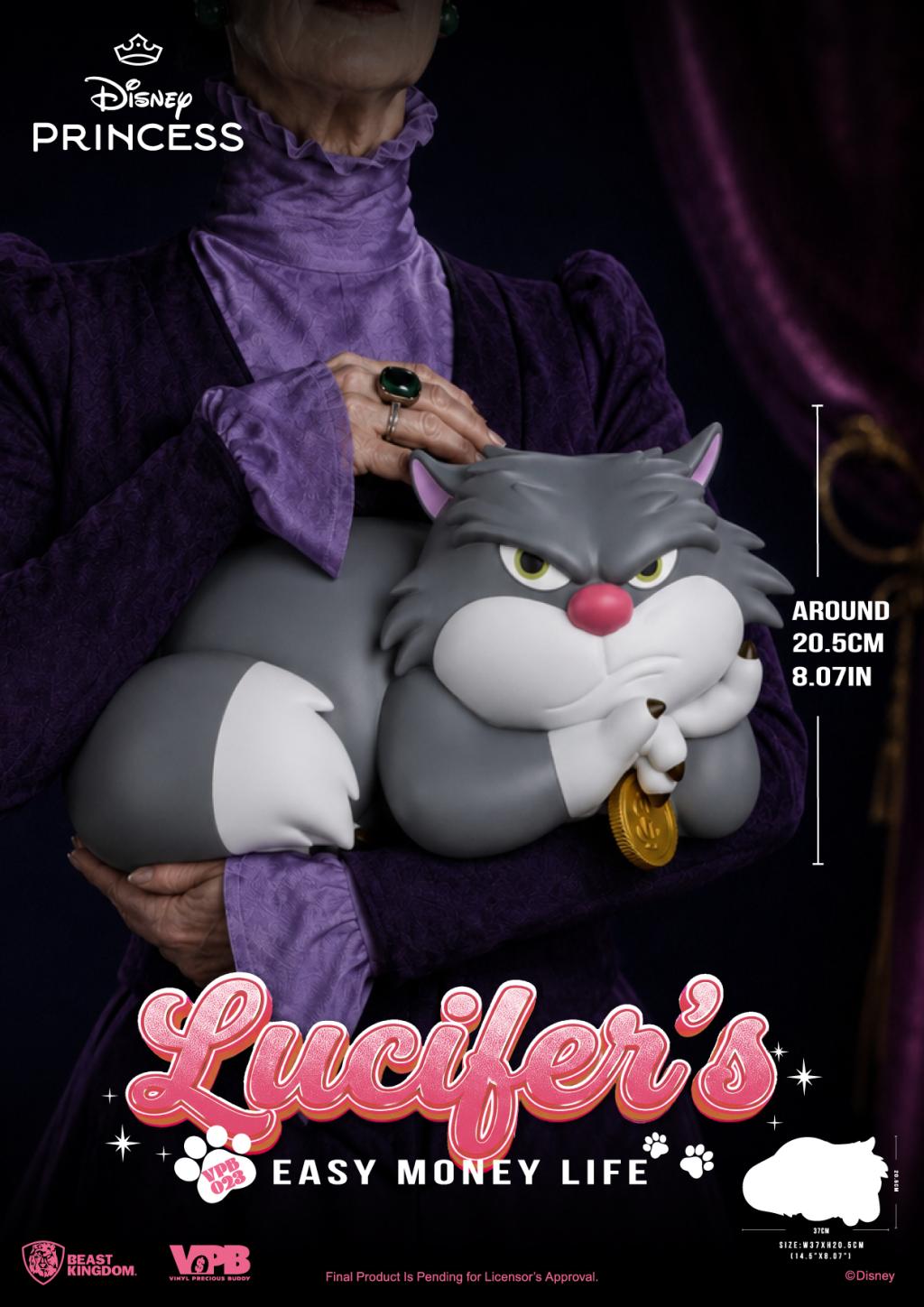 CINDERELLA - Lucifer - Piggy Bank 20.5cm - 6