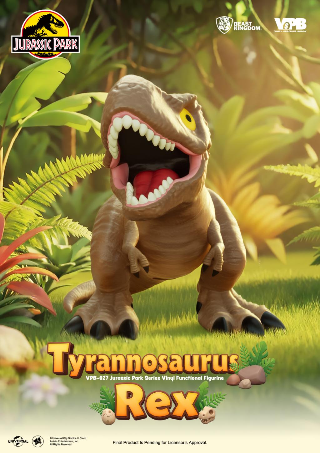 JURASSIC PARK - Tyrannosaurus Rex - Tirelire 34cm - 2