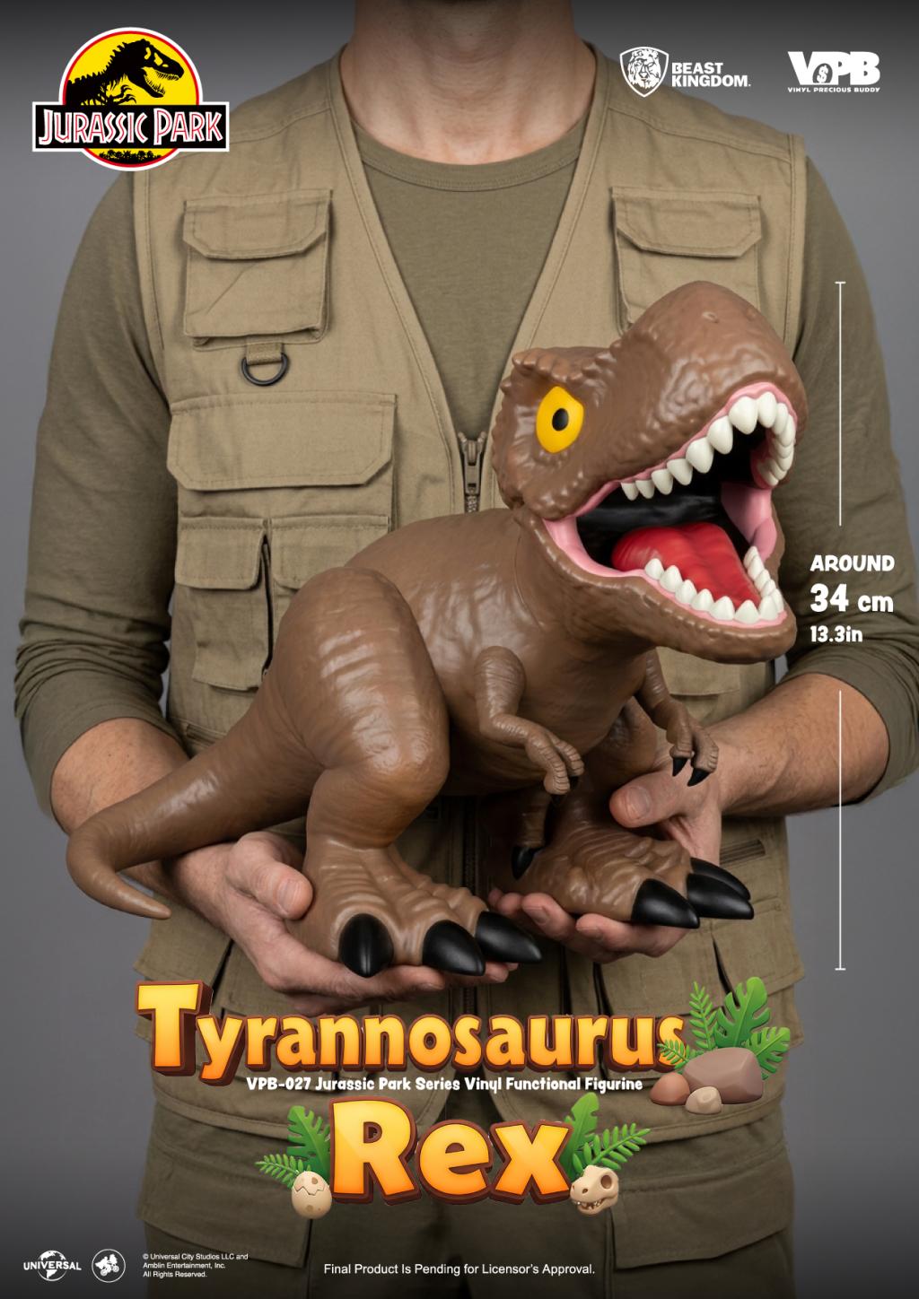 JURASSIC PARK - Tyrannosaurus Rex - Tirelire 34cm - 6