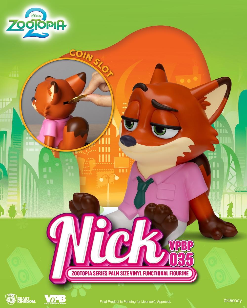ZOOTOPIA 2 - Nick - Bank Vinyl Figure 15cm - 4