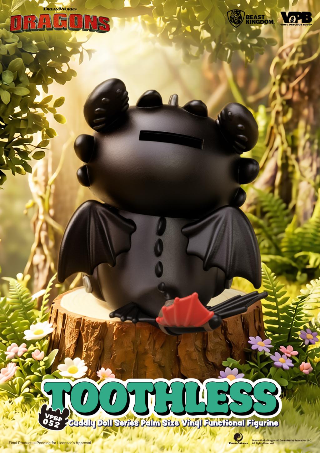 HOW TO TRAIN YOUR DRAGON - Toothless - Bank Vinyl Figure 11.7cm - 4