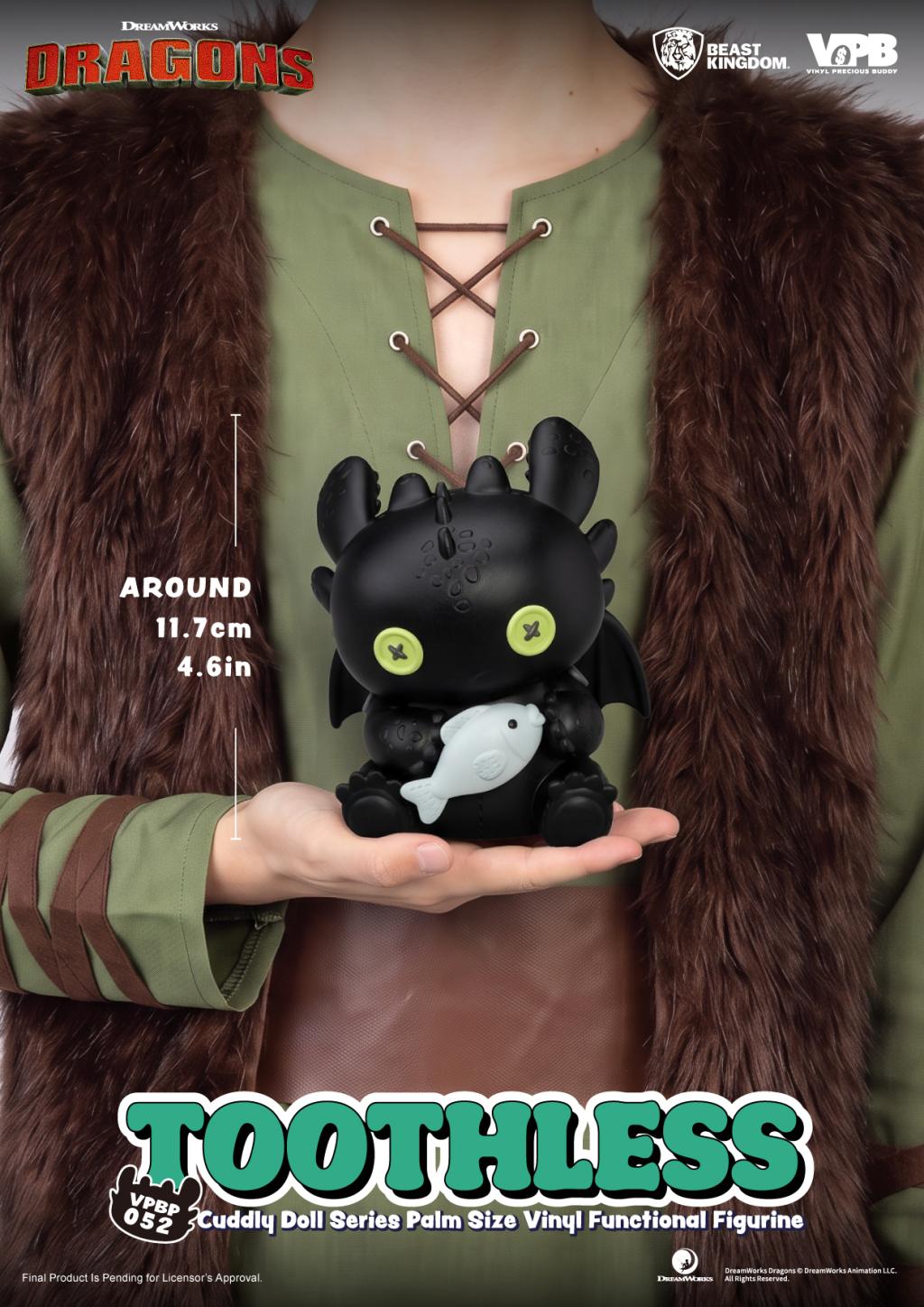 HOW TO TRAIN YOUR DRAGON - Toothless - Bank Vinyl Figure 11.7cm - 6