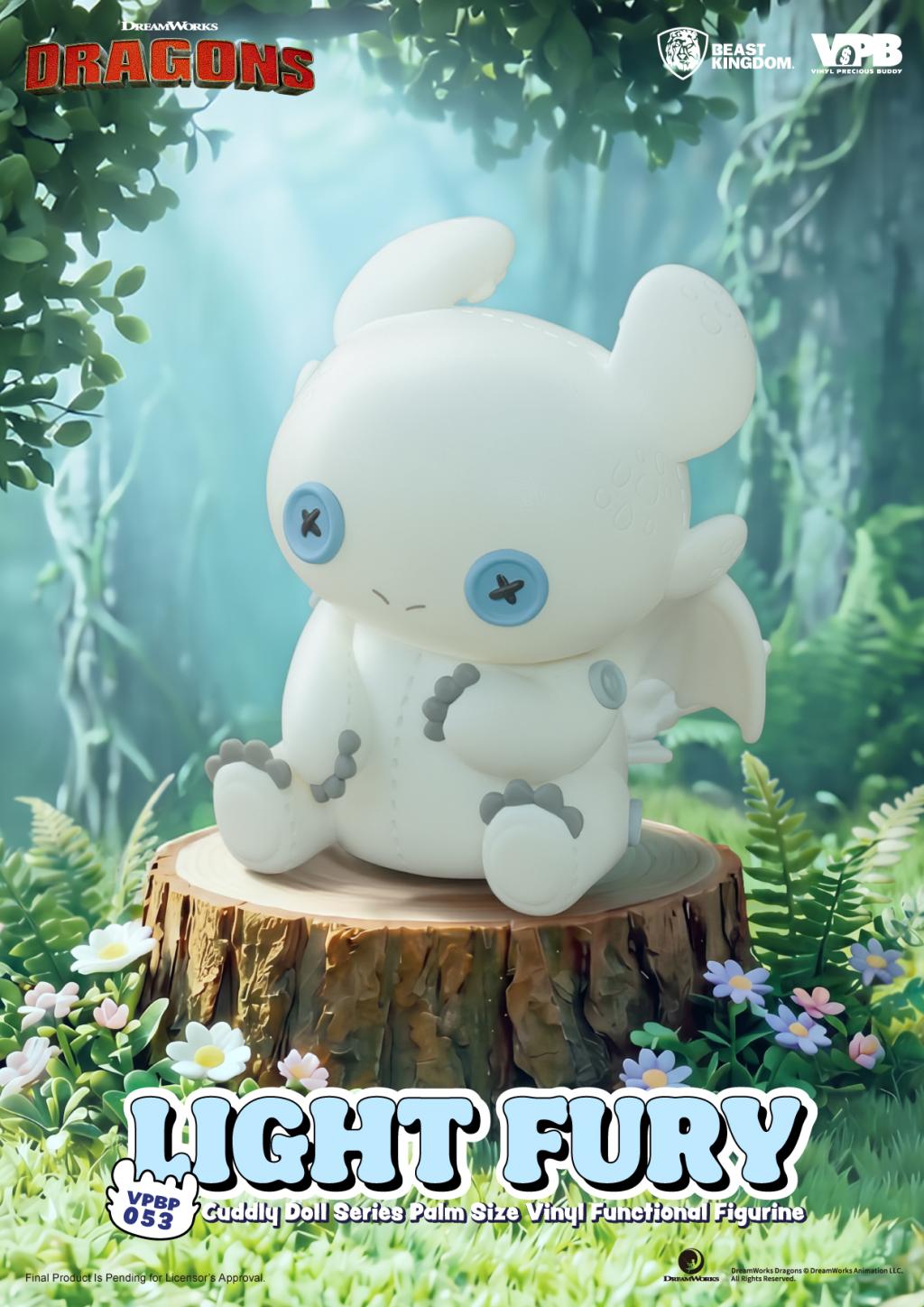 HOW TO TRAIN YOUR DRAGON - Light Fury - Bank Vinyl Figure 11.2cm - 2
