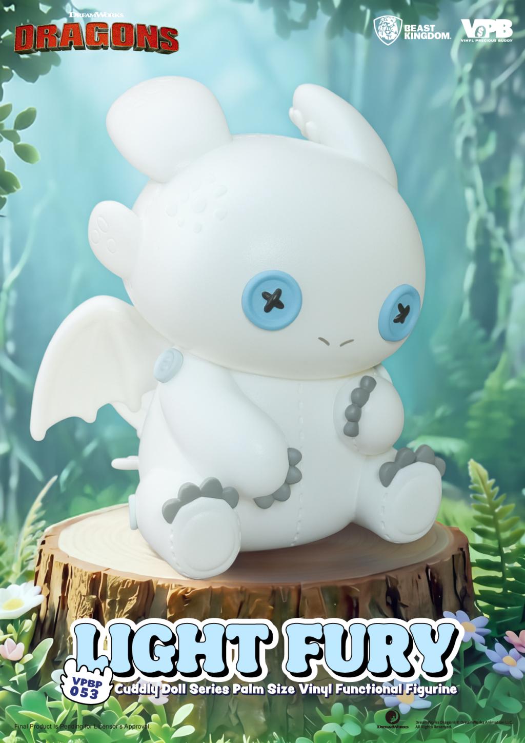 HOW TO TRAIN YOUR DRAGON - Light Fury - Bank Vinyl Figure 11.2cm - 5