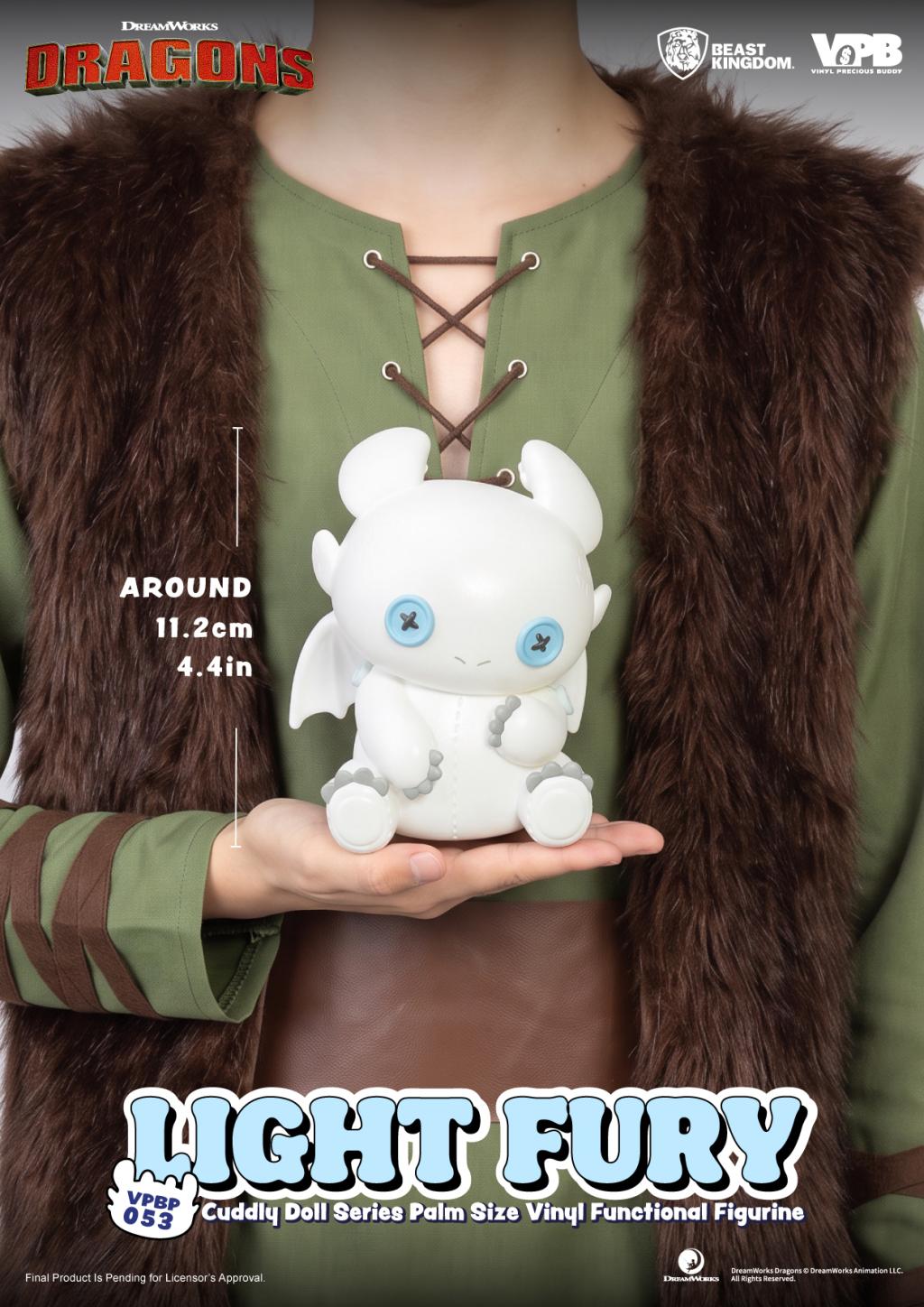 HOW TO TRAIN YOUR DRAGON - Light Fury - Bank Vinyl Figure 11.2cm - 6