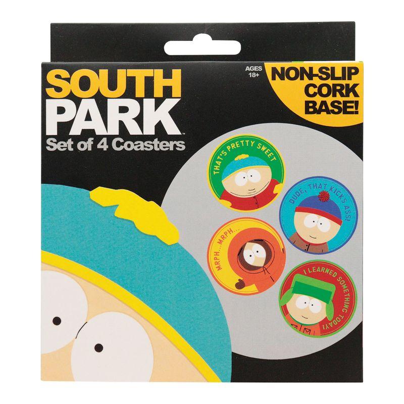 SOUTH PARK - 4 Embossed Metal Coasters - 6