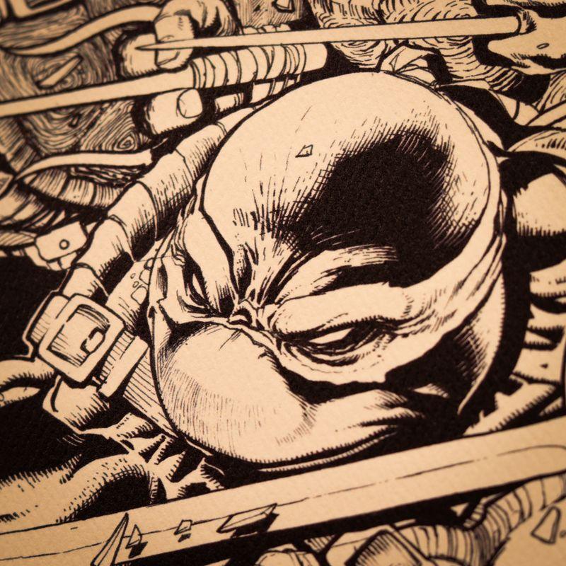 TMNT - Comic - Art Print - Limited Edition - 5