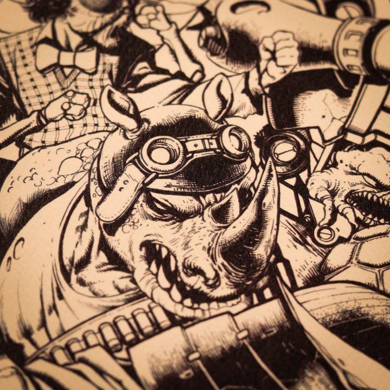 TMNT - Comic - Art Print - Limited Edition - 6