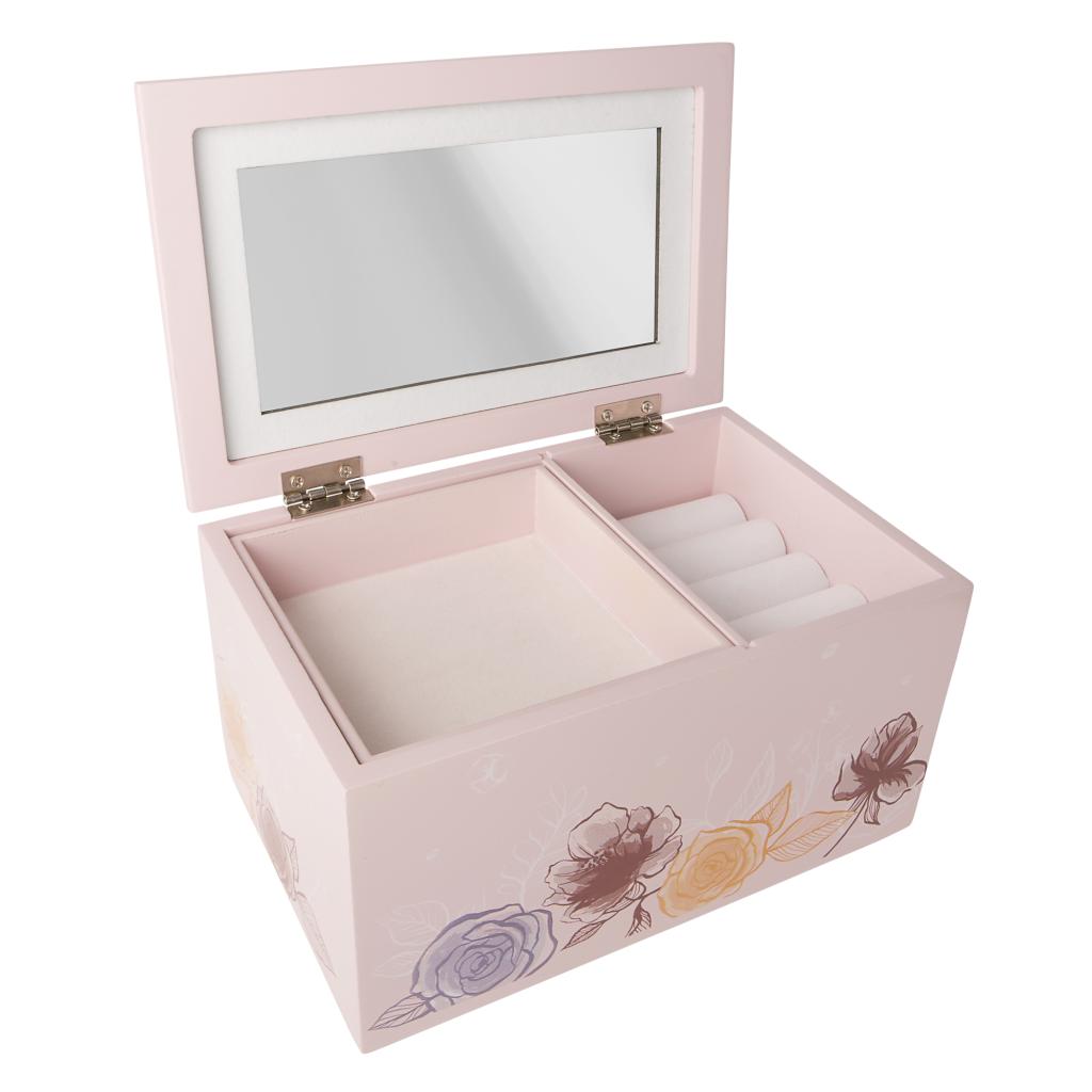 PRINCESS - Jewellery Box in Wood - 18x 11,5x 10 cm - 4